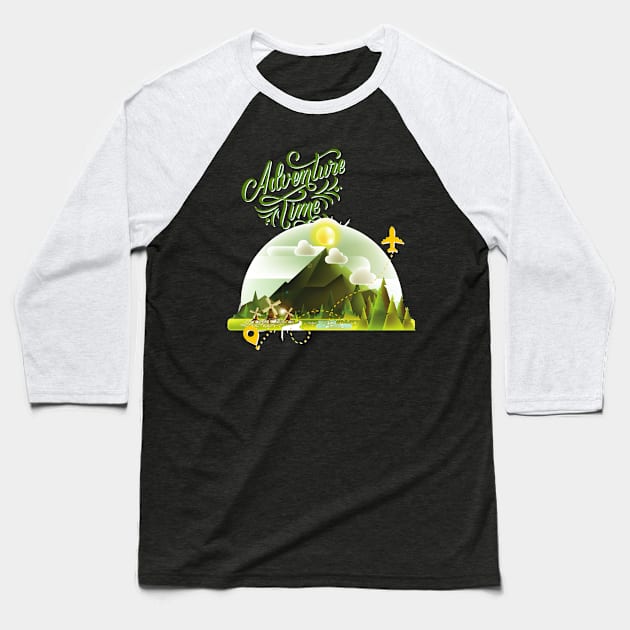 Ready for new adventure time love travel Explore the world holidays vacation Baseball T-Shirt by BoogieCreates